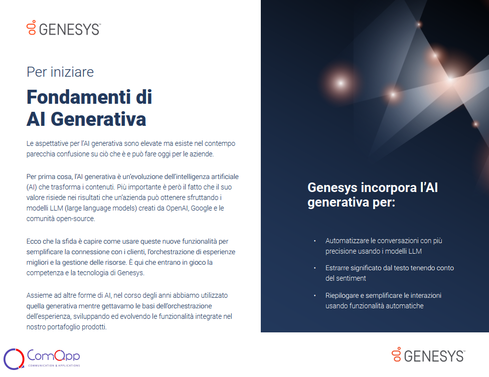 Anteprima - Fondamenti di AI Generativa