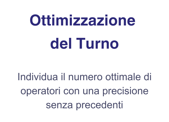 Diamoci una ridimensionata - Ottimizzazione del turno